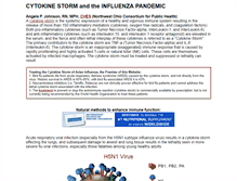 Tablet Screenshot of cytokinestorm.com